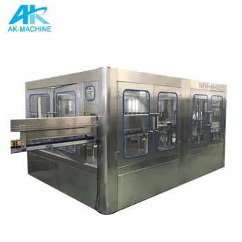 High Speed Beer Glass Bottle Washing Filling Capping Machine