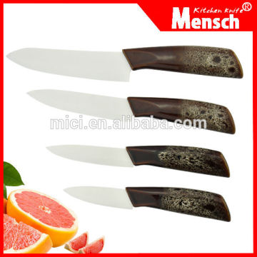 New design 4pcs ceramic utility knife kitchen tool