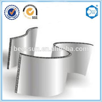 curved aluminum honeycomb panel for curtain wall panels