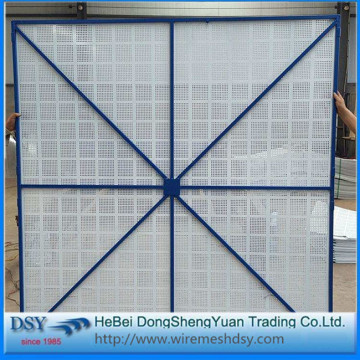 Safety mesh for building green scaffolding