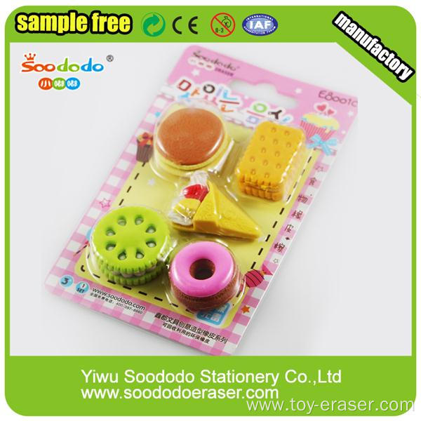 Best Quality Different Shape Various Color Cake Eraser