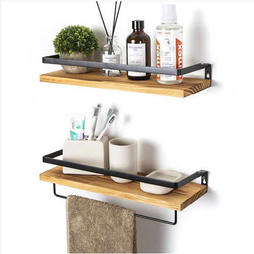 Shower Towel Rack Wall Mounted Storage Rack Shelf