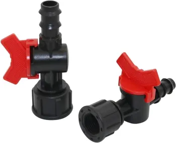 12mm/15mm Hose to DN16 Waterstop Connectors for Garden Drip Irrigation and Agriculture Tools