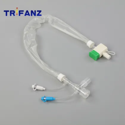Disposable PVC Closed Sputum Suction System Tube