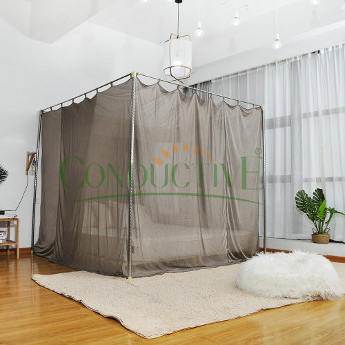 230 * 230 * 230CM EMF Canopy Square Shielding Mosquito Net