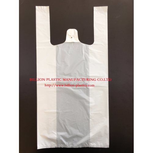 Poly Carrier Handbags T-Shirt Bag Plastic Shopping Bag