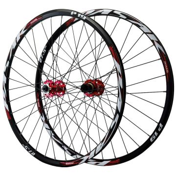 26x29x27.5 Inch 32Holes Disc Brake Six Holes Centerlock MTB Bicycle Wheels Set: Front 2, Rear 4 with Sealed Bearings for Mountain Bike