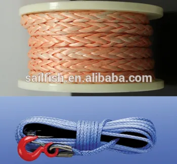 uhmwpe fishing net trawling rope/ fishing winch rope Strongest fiber rope