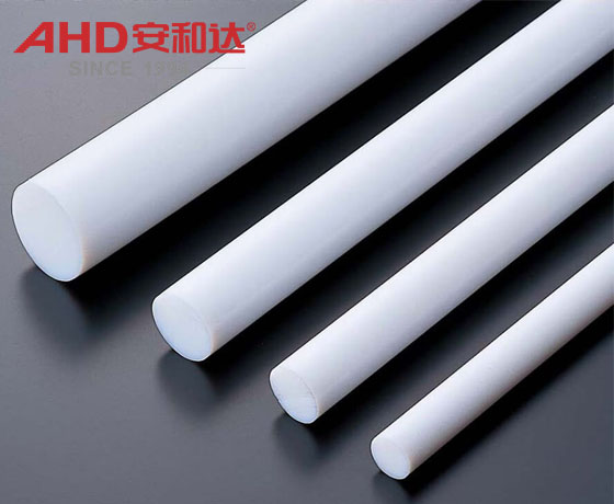 ptfe round white bar
