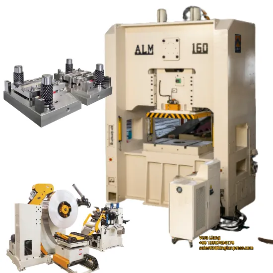 Customized Metal Press Stamping Machine and Molds in Factory