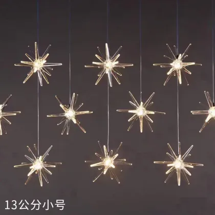 10 Heads Sea Urchin LED Light Hanging Ceiling Bubble Lamp for Wedding Venue Decor