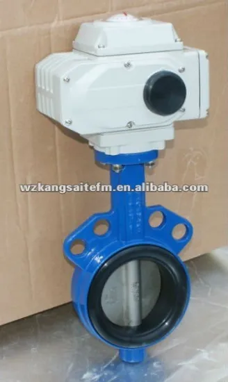 motorised butterfly valves aluminiun alloy CE
