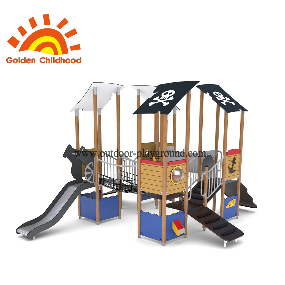 Outdoor Playground Equipment Pirate Commerical Play