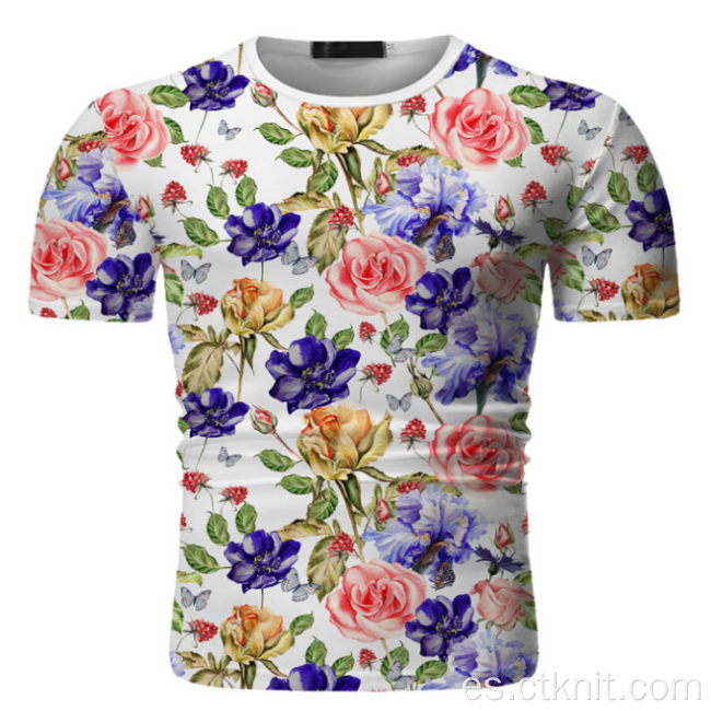 Camiseta de hombre estampada