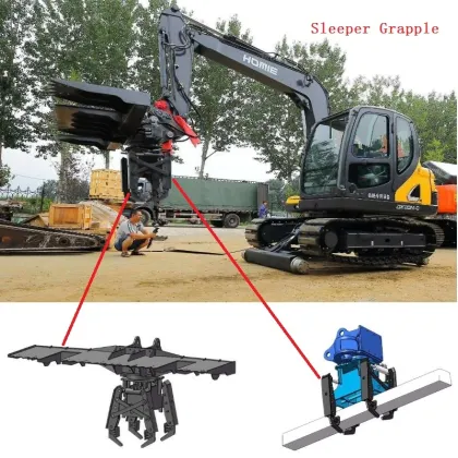Rail and Sleeper Handling Equipment Sleeper Grapple
