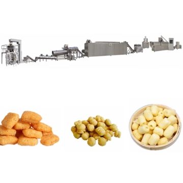 Automatic Multi-Capacity Ring Shaped Color Puffed Snacks Extruder Machine