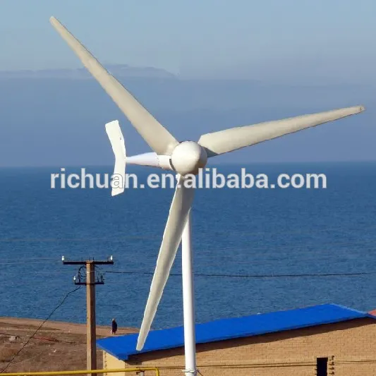 1kw horizontal axis wind turbine,permanent magnet generator
