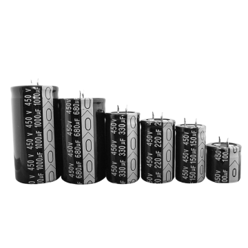 Condensadores electrolíticos de aluminio de alto voltaje del fabricante original: 150UF, 50V, 450V, 470UF y 50UF Capacitores con 22x30 SNAP