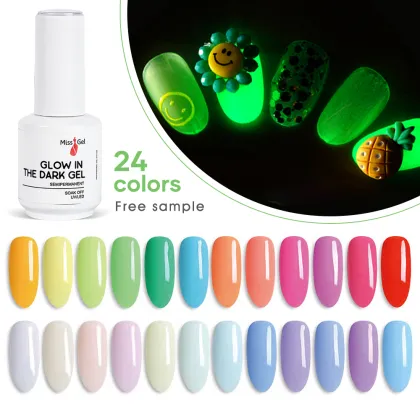 Glow in the Dark UV Gel Nail Polish - 1 kg Professional Ongle Vernis