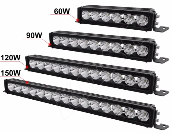 Three brackets optional Front bumper light 120W led light bar