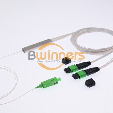 MPT Splitter with MPO 8 and 1 SC/APC connector
