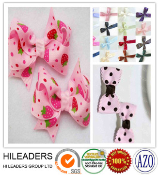 Wholsale 100% Polyester Floral Ribbon Bow (RT0005)