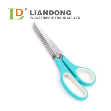 5 blades kitchen scissors