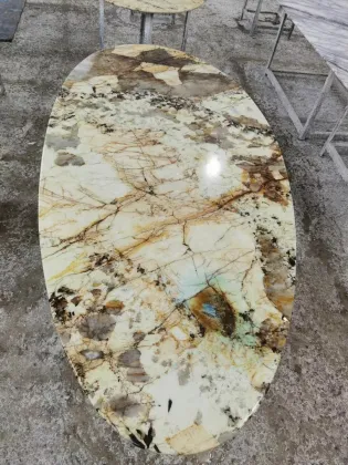 Brazil Natural White Slab Patagonia Granite Quartzite for Countertops, Vanity Tops, and Table Tops