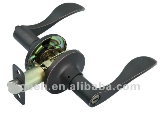 Matte Black Lever Door Lock