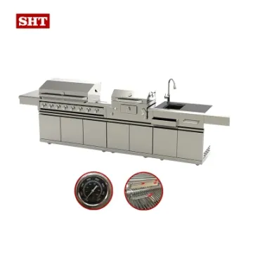 Patio Gas Grill Barbecue Accessories Cabinet Kitchen