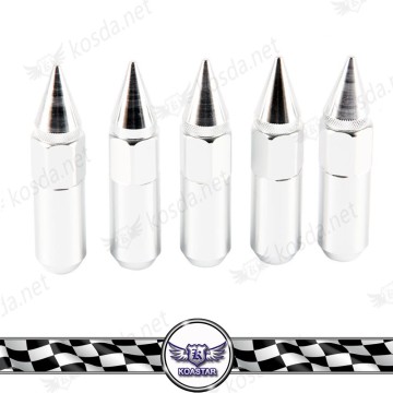 JDM silver forged lug nuts, M12 *1.5/1.25 anodized bolts and nuts