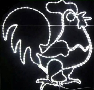 LED Cock Christmas Decoration Rope Light