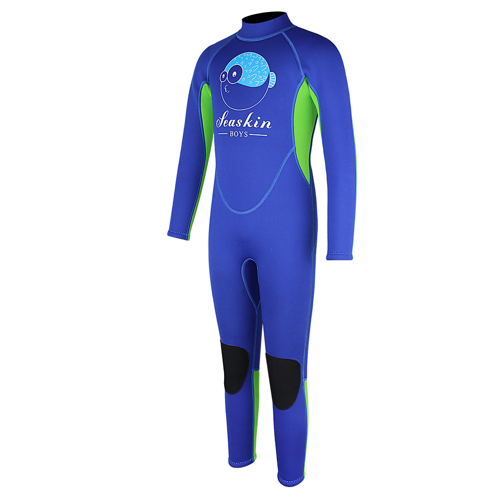 Seaskin Blue: 1,5 mm duikpak met volledige wetsuit