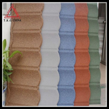 colorful stone coated metal roofing tiles of Paris Series