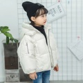 Children's Casual Jacket Girls Winter Hooded Jacket