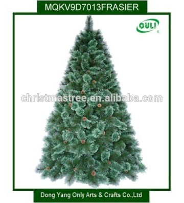 Pine Needle Artificial Christmas Tree with Pinecones