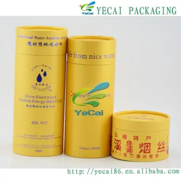 recyclable supply composite paper can with ez open end with SGS report