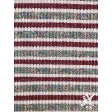 Rib Fabric Multicolor Stripes