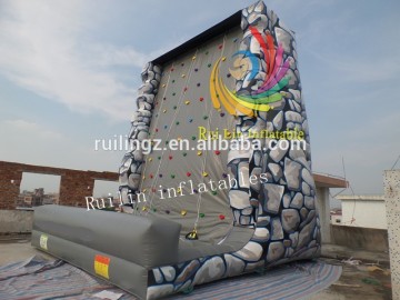 funny kids inflatable climbing wall for sale