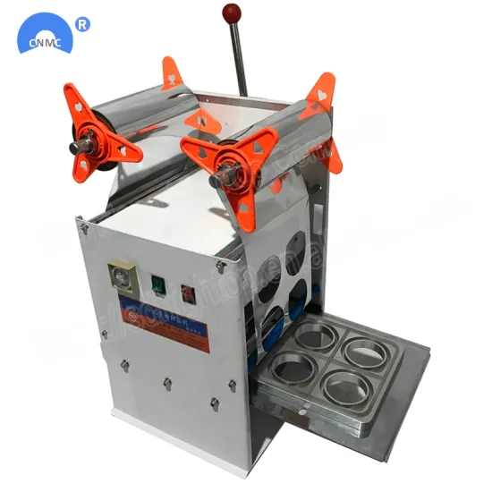 4 in 1 Manual Plastic Cup Sealing Machine For Milk Yogurt Ice Cream