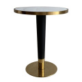 Jardim de pedra sinterizado padrão Design de mesa de mármore de mármore moderno de forma oval de mesa de café oval