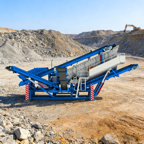 ट्रैक प्रकार मॉड्यूलर एग्रीगेट स्क्रीनिंग स्टेशन