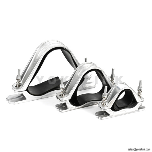 Kabel trefoil cleat aluminium M8 pemasangan ccal1h3238-x