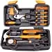 Factory Direct General Household Tool Set with Plastic Storage Box - Emergency Tools Included