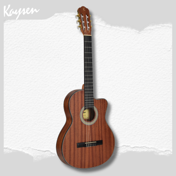 Guitarra clásica colorida de 39 pulgadas.