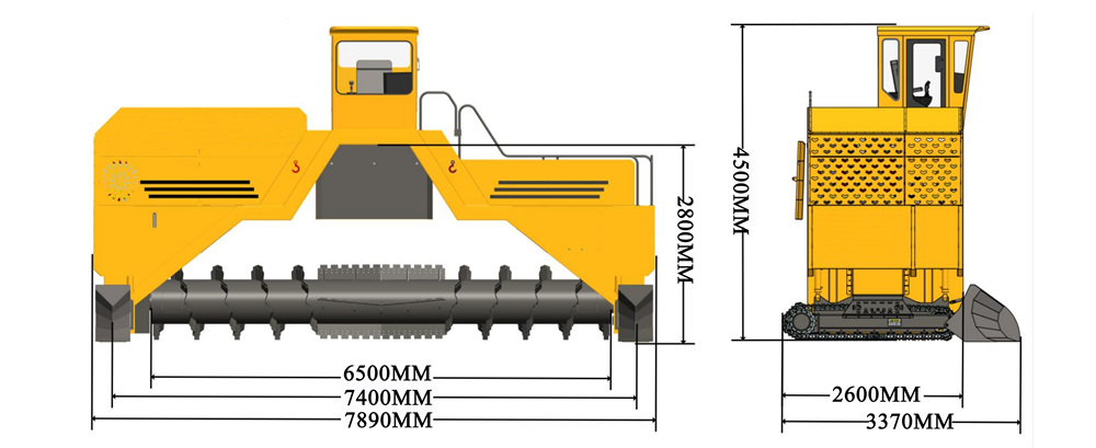 M6500 windrow turner