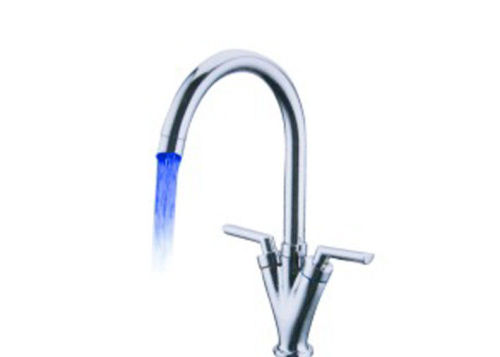 Water Glow Shower Led Faucet Light Temperature Sensor Basin Faucet For Kitchen