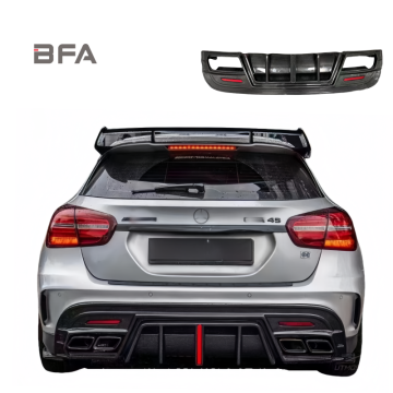 Mercedes-Benz GLA45 AMG X156 Carbon Fiber Rear Diffuser Kit