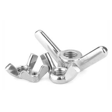 Large Assorted Wing Butterfly Hardware Set: Bed Big Lock Washers, Plastic Barrel, Long Set, Furniture Screw Nut Bolt