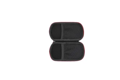 Creative rubber rectangle durable nylon earphone carrying case